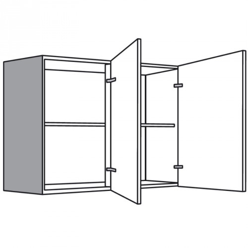 Oberschrank mit 2 Drehtüren