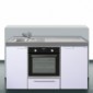 Kompaktküche 150 cm Metall mit Backofen [1/15]
