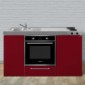 Kompaktküche 150 cm Metall mit Backofen [5/15]