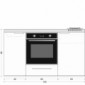 Kompaktk&uuml;che 150 cm Metall mit Backofen [11/12]