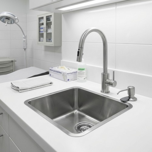 Spüle für den medizinischen Bereich Kansas 40x40-CC Spüle für den medizinischen Bereich Kansas 40x40-CC