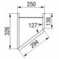 Diagonal-Hängeschrank mit 1 Drehtür [3/18]