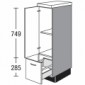 Highboardschrank mit 1 Drehtür und 1 Auszug [2/21]