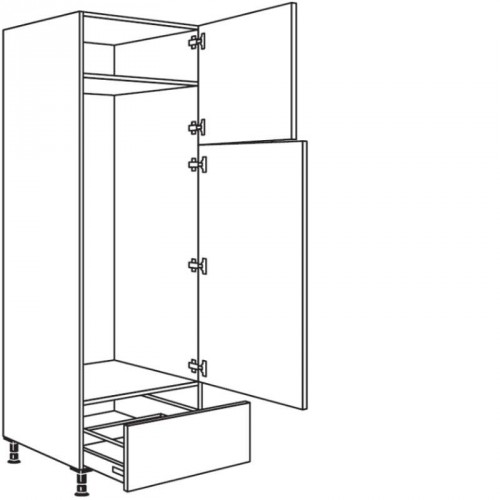 Hochschrank Geräte-Umbau für Kühl- und Gefrierautomat
