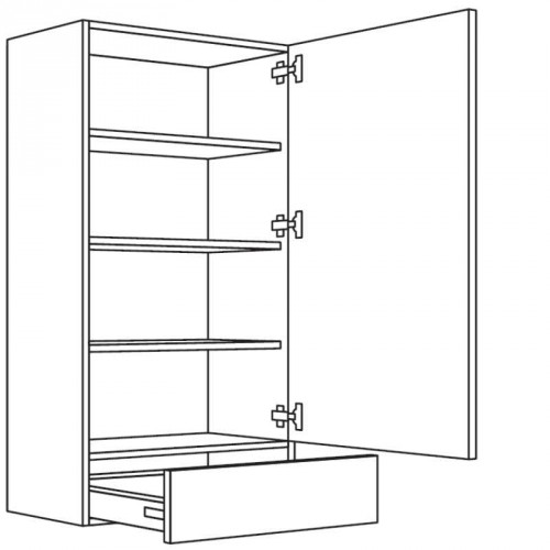 Aufsatzschrank mit 1 Schubkasten