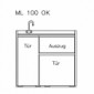 modulLINE ML 100 OK Minik&uuml;che aus Holz [21/24]