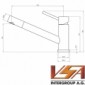 VSA Acciaio Inox MC I 0034 Küchenarmatur mit Auszugsbrause [5/5]