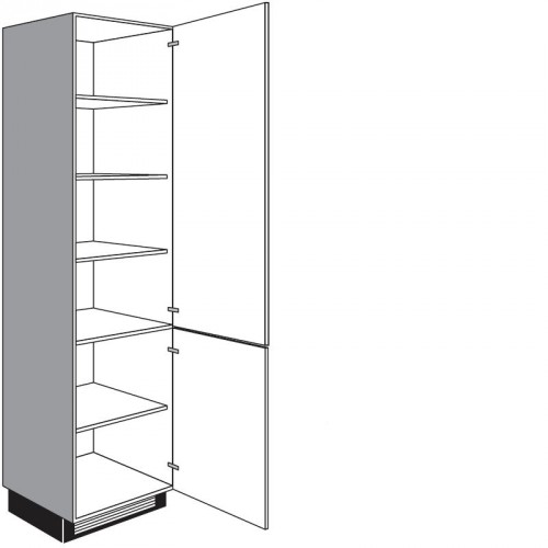 Seitenschrank für Geschirr mit 2 Drehtüren