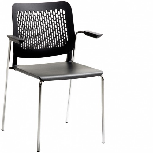Stapelstuhl mySittec Sitz und Rücken Kunststoff Stapelstuhl mySittec Sitz und Rücken Kunststoff