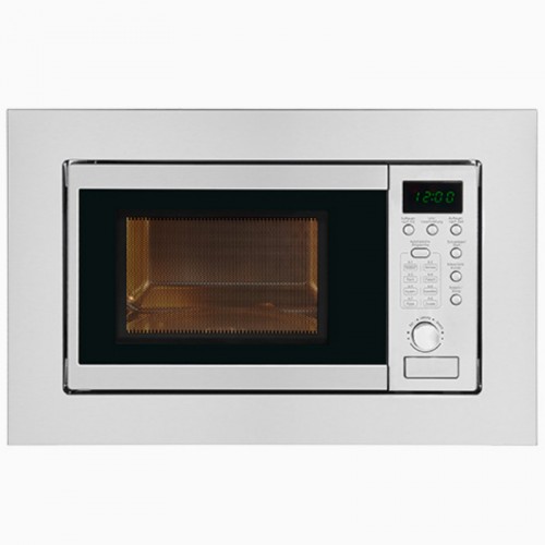 Einbau-Mikrowelle mit Grill inox
