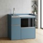 modulLINE ML 100 MA Minik&uuml;che aus Holz mit Mikrowelle [2/25]