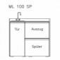 modulLINE ML 100 SP Minik&uuml;che mit Geschirrsp&uuml;ler [24/25]