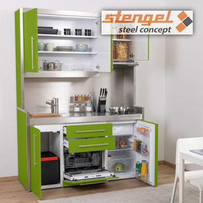 Stengel Studioline Minikueche mit Ueberbau